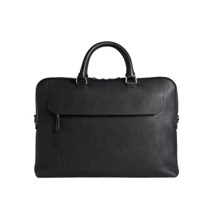Designer Logo Top Full Grain Calfskin Handbag Lawyer Laptop Bag Business Travel Work Bag Satchel Briefcase