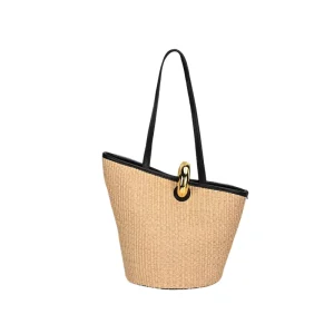 Designer Luxury Straw Crossbody Shoulder Bag Beach Bag Casual and Versatile Large Capacity Woven Women’s Bag