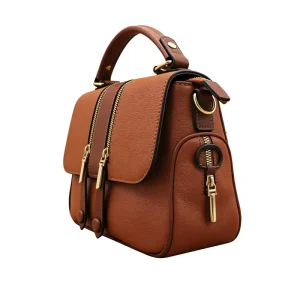 Designer Luxury Vintage Women’s PU Handbags Chains Decoration High Quality Casual Travel Shoulder Bags Featuring Cover Polyester