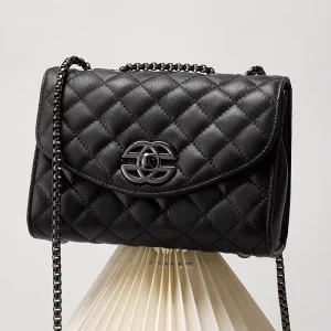 Diamond Sophisticated Retro Women Genuine Leather Bag Manufacturer Custom Handbags Luxury Borse Donna Shoulder Crossbody Bags