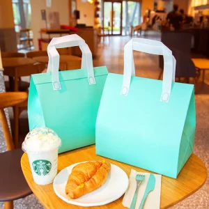 Disposable Non Woven Thermal Food Cooler Bag Aluminum Foil Lining for Supermarket Customizable Cake Dessert Bread Tote
