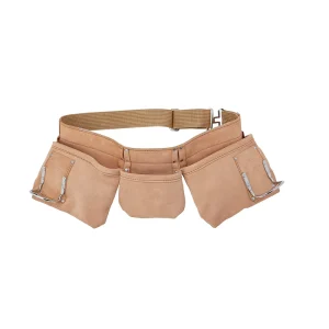 Double Sided Waist Bag Tool Belt Leather Carpenters Apron OEM Accepted