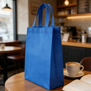 Durable Eco Friendly Non Woven Bag Reusable Tote Bag Custom Logo Printed Promotional Bag Foldable Shopping Bag for Business Gift