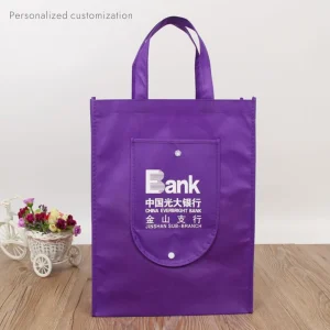 Durable Non Woven Folding Tote Bag Dust proof Reusable Non Woven Bag Folding for Grocery Shopping