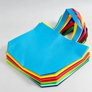 Durable PP Non Woven Fabric Handbag Custom Size Logo Grocery Bags Shopping Tote Carrier for Retail Fashion Supermarket
