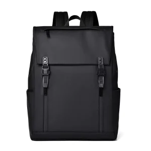 Durable PU Fabric Laptop Bag with Polyester Lining Waterproof Large Capacity Fashion Men’s Shoulder Bag for Commuting to Work