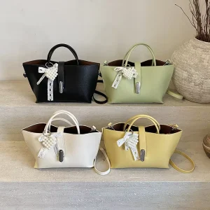 Durable PU & Polyester Lining Ladies Tote Bags Women Large Capacity Travel & Daily Use Hand Bag