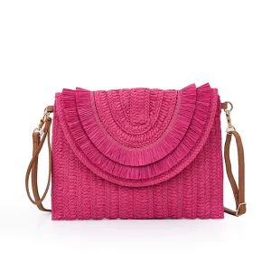Durable Sustainable Straw Clutch Bag