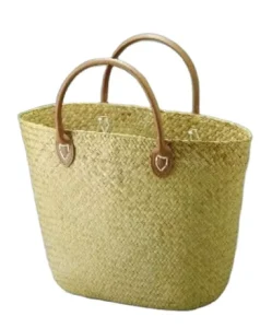 ECO friendly Sea Grass Straw Handmade Bags Fashion Stylish Natural Women Tote Straw Bags