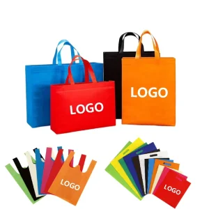 Eco Friendly Biodegradable Reusable Foldable Tote Ecological Bag Printed Non Woven Shopping Bag Customized Non Woven Bags