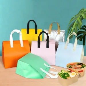 Eco Friendly Biodegradable Reusable Shopping Non woven Tote Ecological Bag with Logo Custom