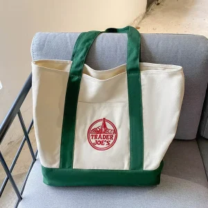 Eco Friendly Canvas Tote Bag Custom Printing Logo Canvas Cotton Shopping Bag
