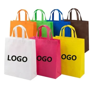 Eco Friendly Custom Logo Reusable Non Woven Bag Shopping Tote Bag Supermarket Camping Packaging Non Woven Shopping Bag