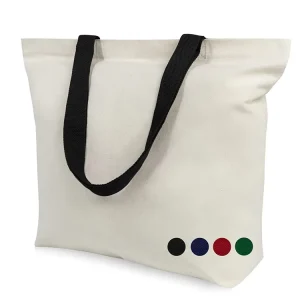 Eco Friendly Natural Color Plain Custom Women Canvas Tote Bags for Shopping