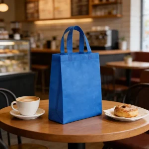 Eco Friendly Non Woven Shopping Bag Custom Printed Logo Tote Bag Foldable Portable Grocery Bag for Daily Life and Promotion
