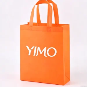 Eco Friendly Non Woven Tote Bags Flexiloop Handle Travel Heavy Duty Recyclable Promotional Advertising Custom Logo YiMo