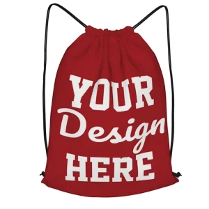Eco-Friendly Polyester Drawstring Shopping Bag for Gift and DIY Parties