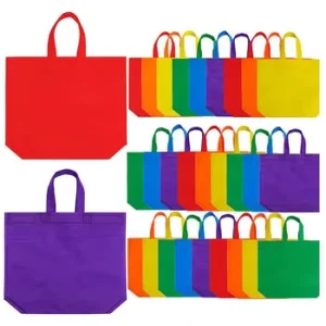 Eco Friendly Recyclable Factory Price Custom Laminated Non Woven Tote Bags for Supermarket Exhibition Use