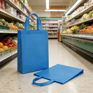 Eco Friendly Reusable Non Woven Bag Custom Logo Printed Promotional Shopping Bag Durable Foldable Grocery Tote Bag Gift Retail