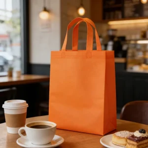 Eco Friendly Reusable Non Woven Tote Bag Custom Logo Shopping Bag Durable Foldable Bag for Supermarket and Promotion