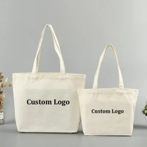 Eco Friendly Reusable Organic Cotton Grocery Cotton Clothes Shopping Bags Canvas Tote Bag With Custom Printed Logo