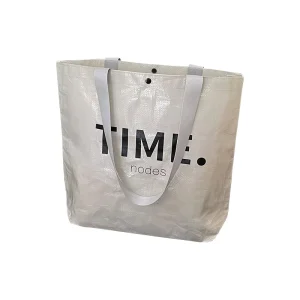 Eco Friendly Reusable Waterproof Custom Printed PP Woven Bags with Handle for Grocery Shopping Retail Gift