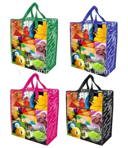 Eco-Friendly Shopping Bags Waterproof Personalized Tote Bag Woven Shopping Bags
