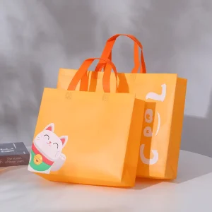 Eco Friendly Sustainable Reusable PP Non Woven Shopping Bags Bulk Custom Printed Promotional Tote Bags
