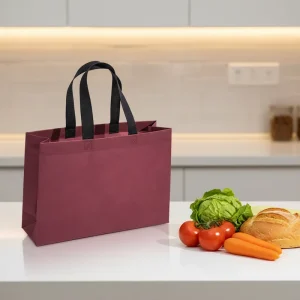 Eco friendly Tote Bag Custom Printed with Recyclable Non woven Fabric Custom Color & Logo Packaging