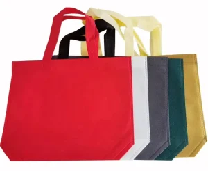Economical Environmentally Friendly Customizable Shopping Non Woven Tote Bags Biodegradable Recyclable Materials Supermarket