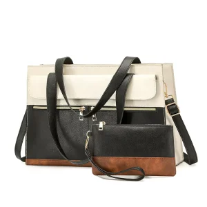 Elegant Ladies Handbag Computer Shoulder Customization Business Briefcase 15.6in Laptop Tote Bags for Women