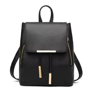Elegant Pu Leather Ladies Backpack Bag for Woman