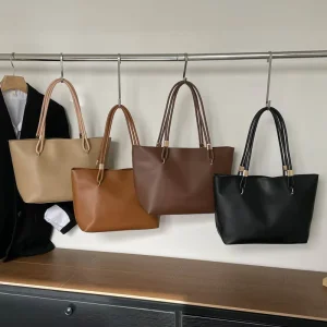 Elegant Tote Ladies’ Bag High-End Fashion Large Capacity Shoulder Bag Versatile for Commuting and Casual Use