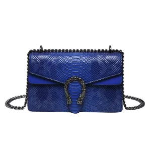 European American Retro Style Chain Small Square Bag Women’s Shoulder Bag Cross-border Fashion Casual Single Polyester