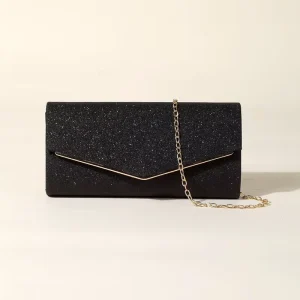 European American Style Ladies Clutch Bag Polyester Business Glittering Material High Grade