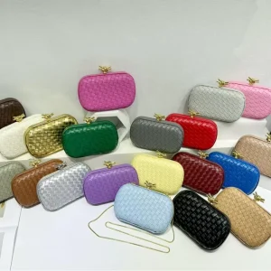 European American Woven Small Shoulder Crossbody Clutch Bag Evening Party Women’s 6605#