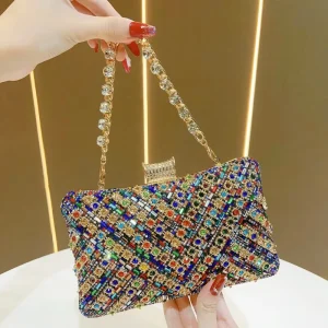 Evening Dress Rhinestone Clutch Bag