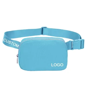 Everywhere Belt Bags Nylon Zipper Candy Pattern Crossbody Chest Bag Unisex Waterproof Custom Logo Fanny Pack