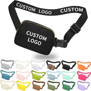 Everywhere Custom Logo Yoga Bags Crossbody Fanny Pack Waist Pouch Travel Chest Bags Sport Waist Belt Bag For Gym Fitness