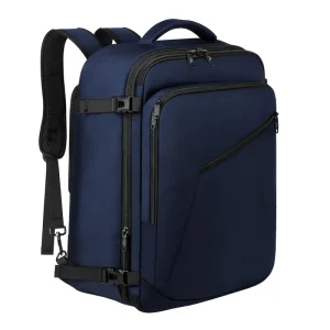 Expandable Large Capacity Weekender Travel Suitcase Business Carry on Daypack Backpack Bag with Straps for Men Women