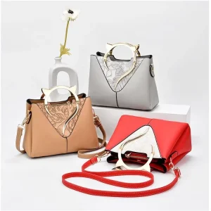 FS8680 New Fashion Trend Women’s Bag Simple Stitching Hand held One shoulder Messenger Bag