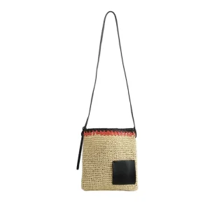 Factory Custom Design Ladies Purse Handbags Trendy Straw Crossbody Bag Fashion Women Beach Shoulder Bag