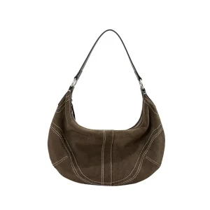 Factory Custom High Quality Vintage Ladies Handbags Fashion Crossbody Bag Luxury Suede Women Shoulder Bags