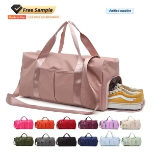 Factory Custom Logo Sports Gym Bag Waterproof Portable Women Duffel Travel Bag With Logo Waterproof Men Large Team Bag