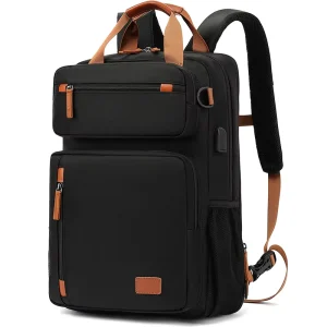Factory Custom Multifunctional Business Travel Expandable Backpack USB Charging 15 Inch Laptop Bag Backpack