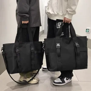 Factory Custom New Style Men’s Crossbody Tote Bag Large Capacity Laptop Travel Waterproof Nylon Lining Sling Bag