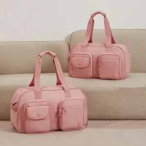 Factory Customized logo Travel Bags for Business Trips Large Capacity Waterproof Polyester Handle Storage Fitness Travel Bag