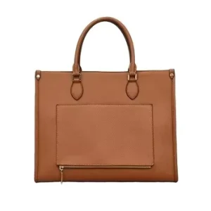 Factory Direct Custom PU Leather Business Tote Personalized Printing For Company Gift
