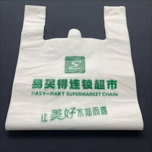 Factory Direct HDPE T shirt Shopping Bag Vest Handle Gravure Printed Customizable for Retail & Grocery