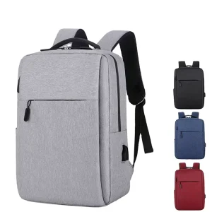 Factory Direct Laptop Backpack 18Inch Soft Fashion Black Waterproof Custom Logo Backpack Office Computer Bag